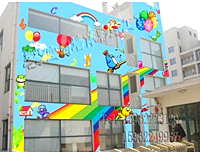 【技巧】幼儿园轻体彩绘运用什么手法 墙体彩绘为什么会出现