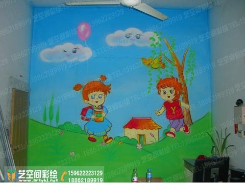 幼儿园墙体彩绘