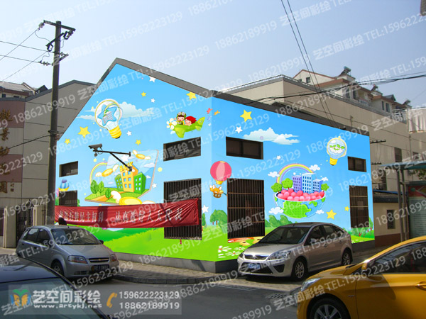 【图文】墙体彩绘的制作流程是什么_你会选择正规的墙体彩绘公司吗