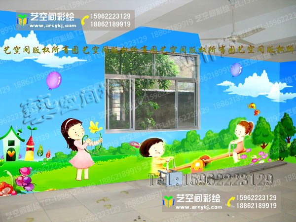 昆山幼儿园彩绘