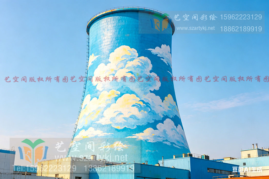 烟囱彩绘赋能企业