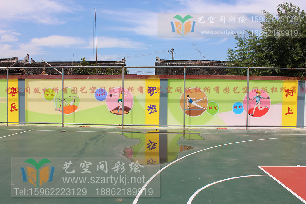 苏州墙画共筑校园梦