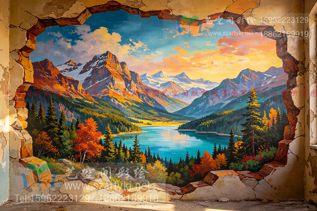 苏州3D墙画创意无界