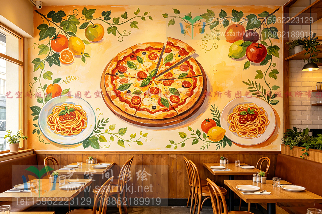 用艺术赋能商业墙体绘画