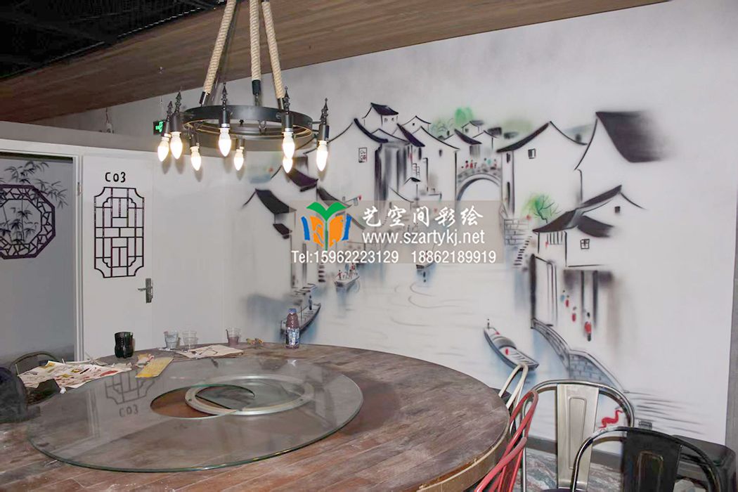 彩绘解锁餐厅的专属记忆
