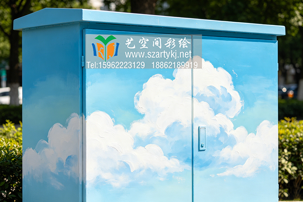 电箱彩绘绘就城市美学