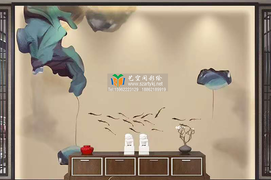 解锁客厅墙面彩绘体验
