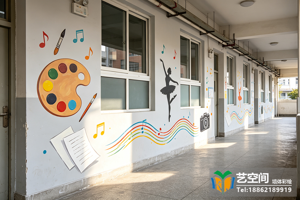 苏州校园彩绘实景落地效果出众