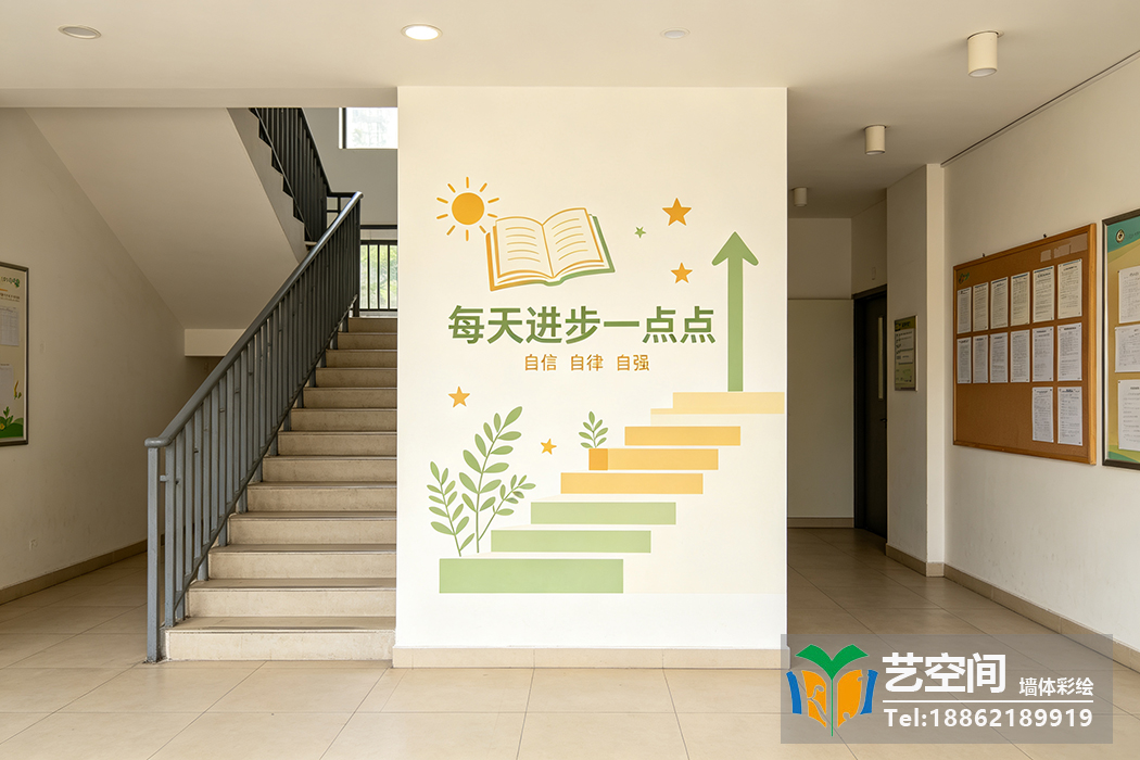 苏州墙体彩绘引领校园新风尚