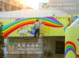 【推荐】彩绘的步骤_幼儿园手绘墙图案的精益之处