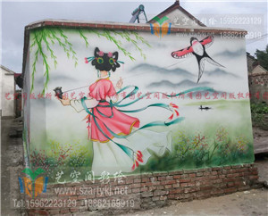 墙体彩绘的施工流程主要包含哪些步骤?