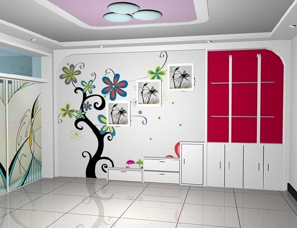 手绘墙的制作需要具备一定的绘画技巧和创意